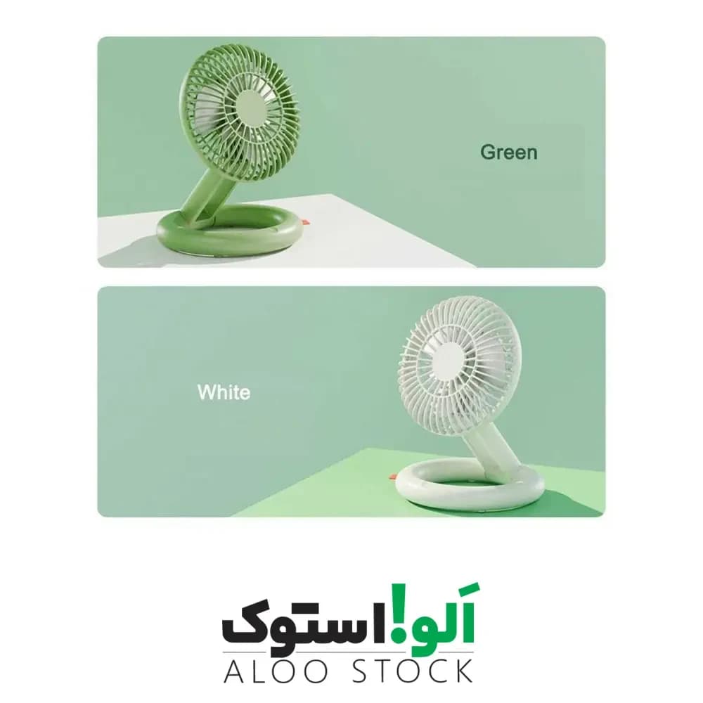 پنکه رومیزی شارژی کوالیتل مدل Qualitell Foldable Desktop Fan Z1 — تصویر ۹