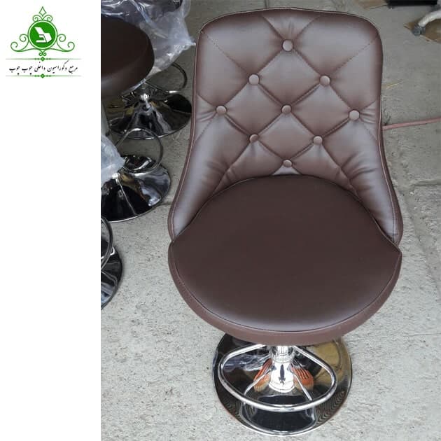 صندلی اپن مدل کف گرد دکمه دار — تصویر ۳