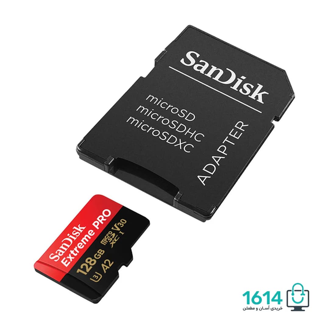 مموری 128 گیگ سندیسک مدل V30 Extreme PRO 200MB — تصویر ۵