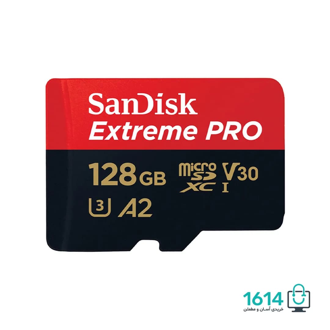 مموری 128 گیگ سندیسک مدل V30 Extreme PRO 200MB