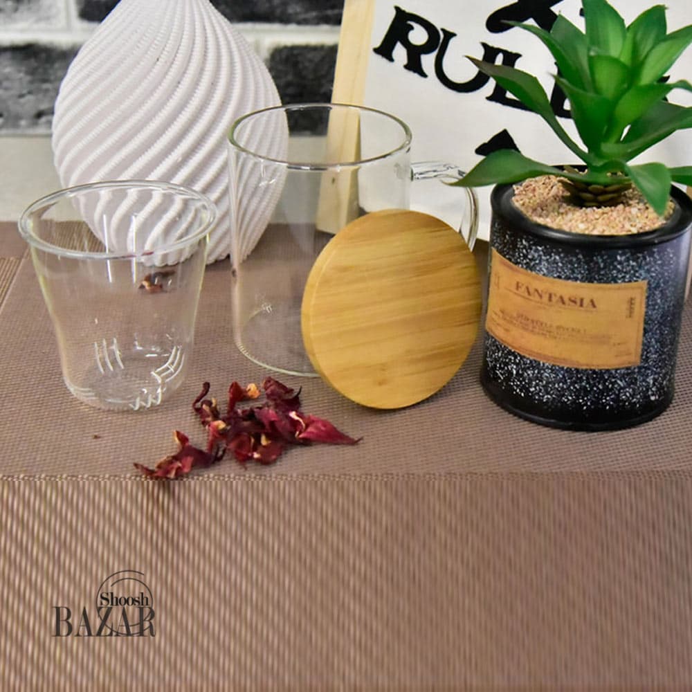 لیوان دمنوش بی وی کی شفاف کد 314206 — تصویر ۳