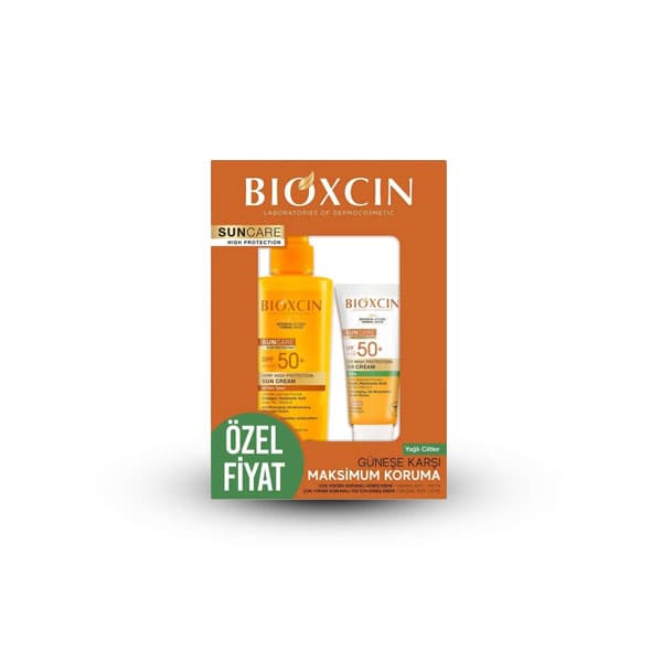 ست ضد آفتاب بیوکسین (اسپری و کرم)مناسب پوست چرب با spf50 حجم 200 میل و 50 میل — تصویر ۲