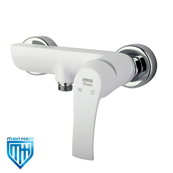 شیر توالت و آفتابه راسان مدل لوتوس سفید (white)