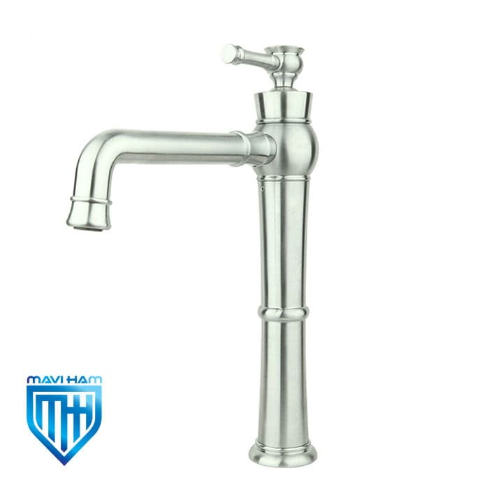 شیر ظرفشویی راسان مدل الیزه کروم مات (matte chrome)