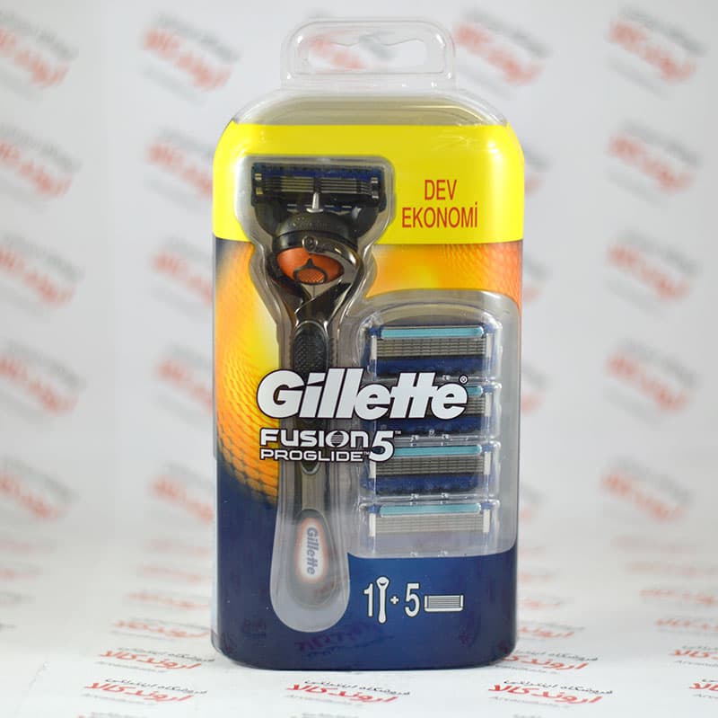 پکیج خودتراش ژیلت فیوژن Gillette مدل Proglide 5