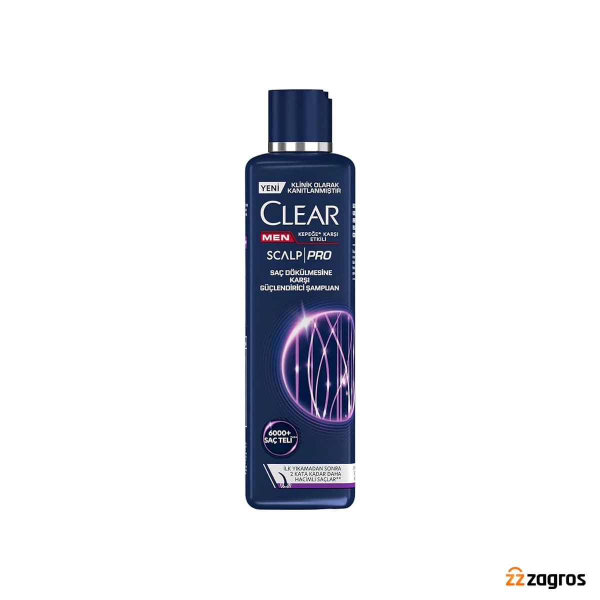 شامپو ضد ریزش و ضد شوره درمانی مردانه کلیر Clear مدل Scalp Pro حجم 300 میل — تصویر ۸