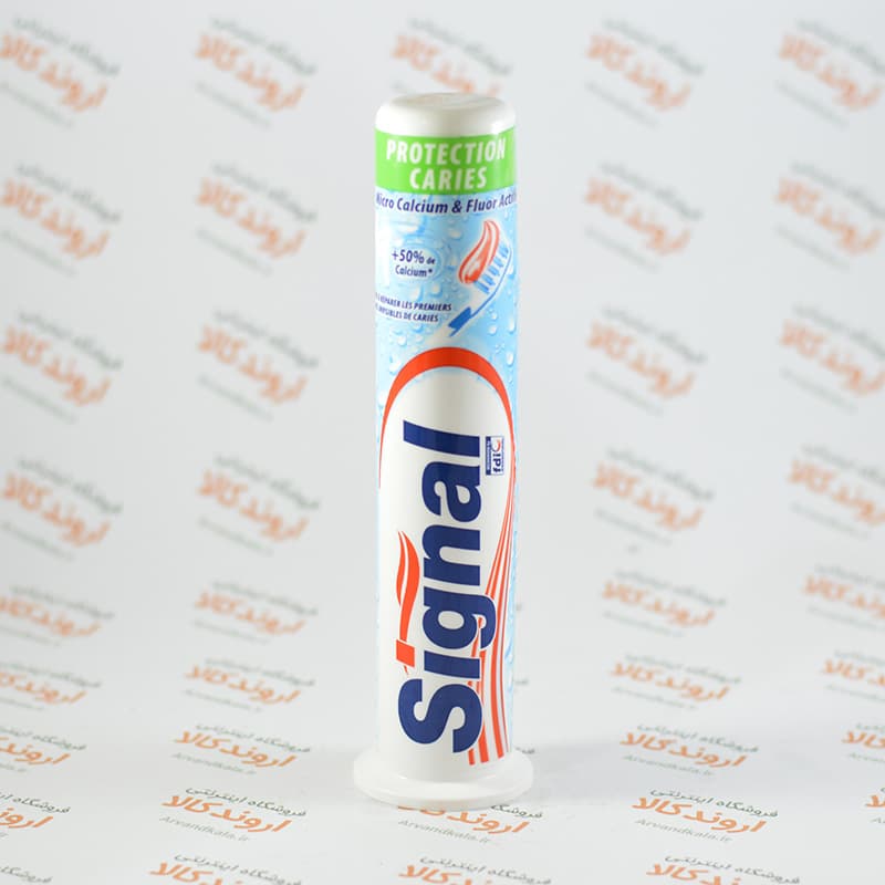 خمیردندان پمپی Signal مدل protection caries