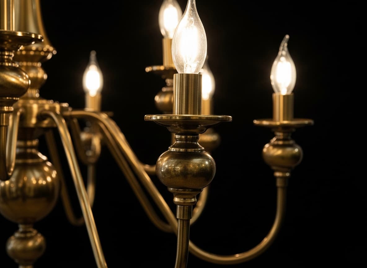 لوستر فلزي مدل رومي — تصویر ۱۱