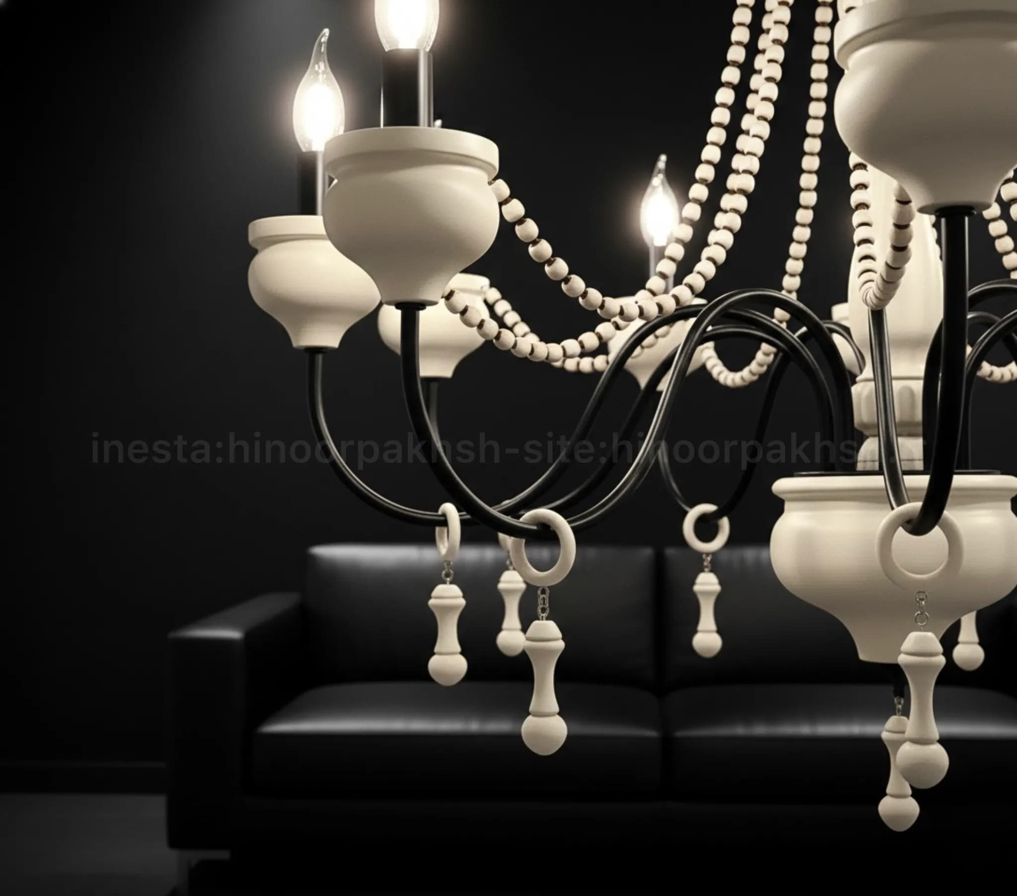 لوستر چوبی روستیک — تصویر ۱۱
