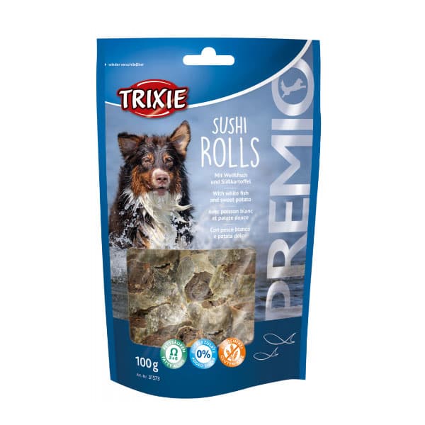 تشویقی سگ با طعم سوشی تریکسی – Trixie Sushi Rolls — تصویر ۲