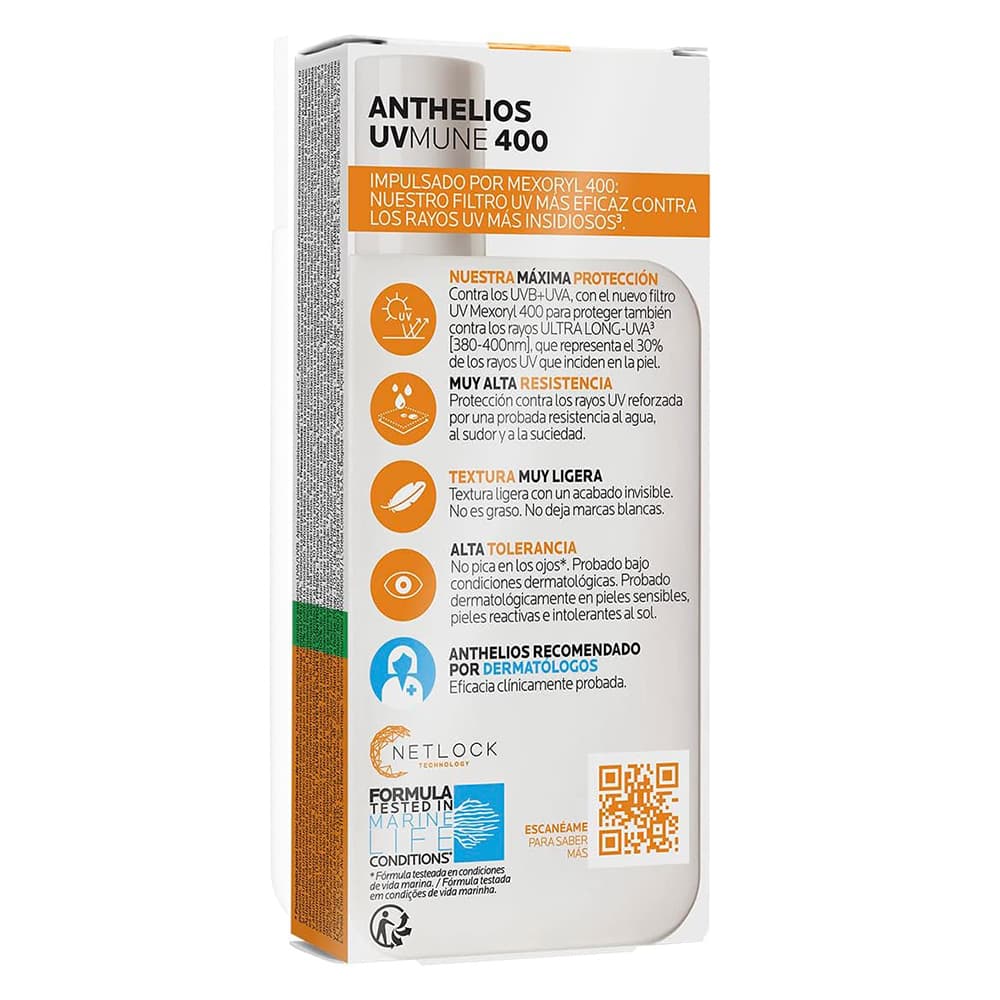 کرم ضد آفتاب بی رنگ کنترل چربی فلویید لاروش پوزای LA ROCHE POSAY ANTHELIOS UVMUNE 400 OIL CONTROL FLUID SPF50 — تصویر ۴