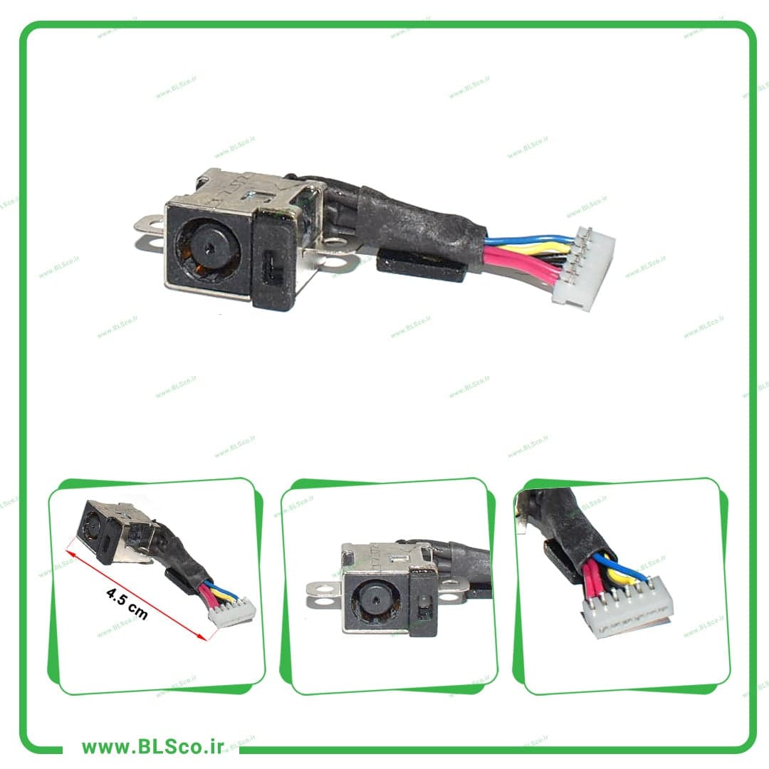 سوکت شارژ کد 5064 لپ تاپ اچ پی پاویلیون DV3500