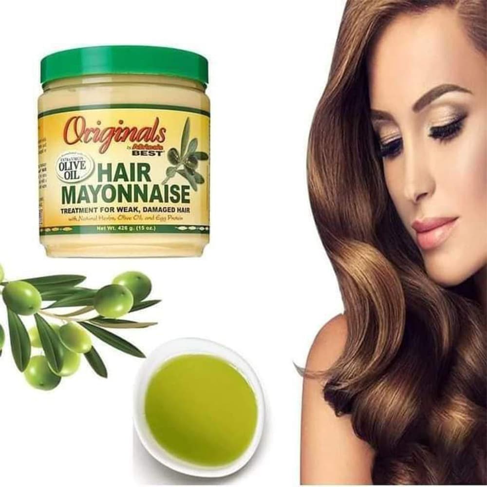 ماسک مایونز موهای فر آفریکاز بست Africas Best Orig Hair Mayonnaise Mask 426g — تصویر ۵