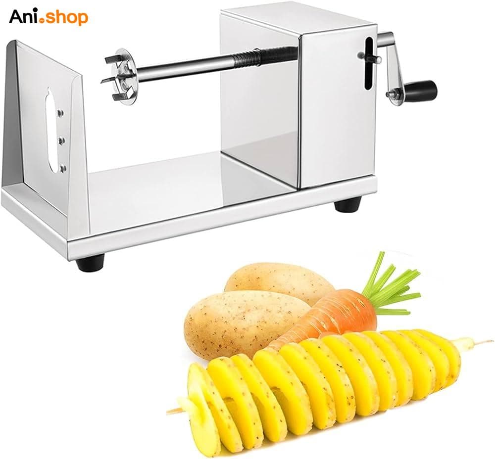فر چیپس استیل مدل P300 (دستگاه برش فنری سیب زمینی)