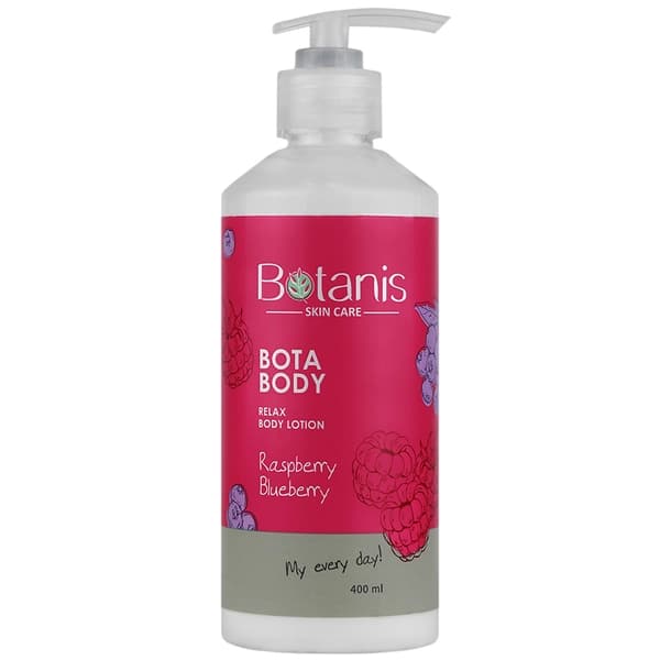 لوسیون بدن بوتانیس (حاوی عصاره بلوبری و تمشک) 400ml