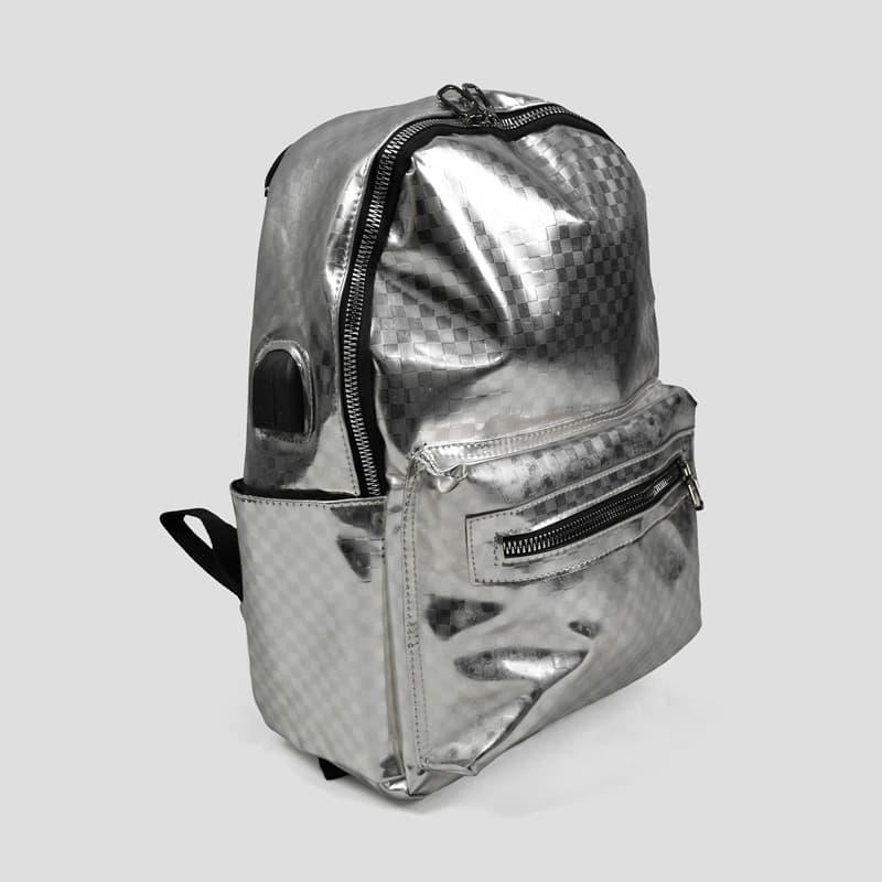 کوله‌ پشتی کلاه دار مدل Plaid کد Frz-564d8 — تصویر ۵