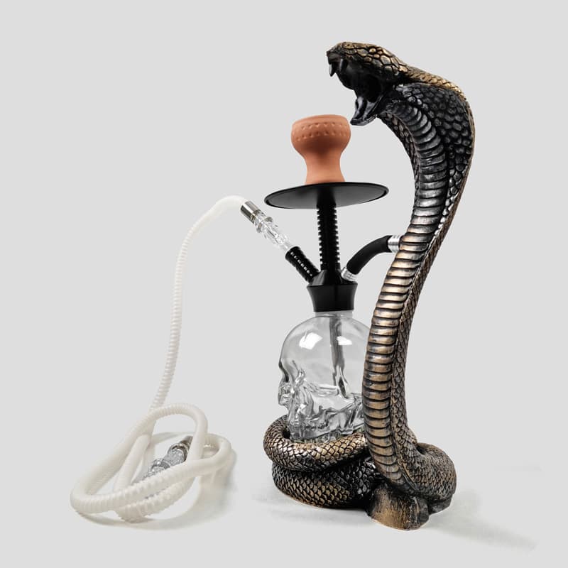 قلیون اسکلتی LED دار مدل King Cobra کد Ork-596d3