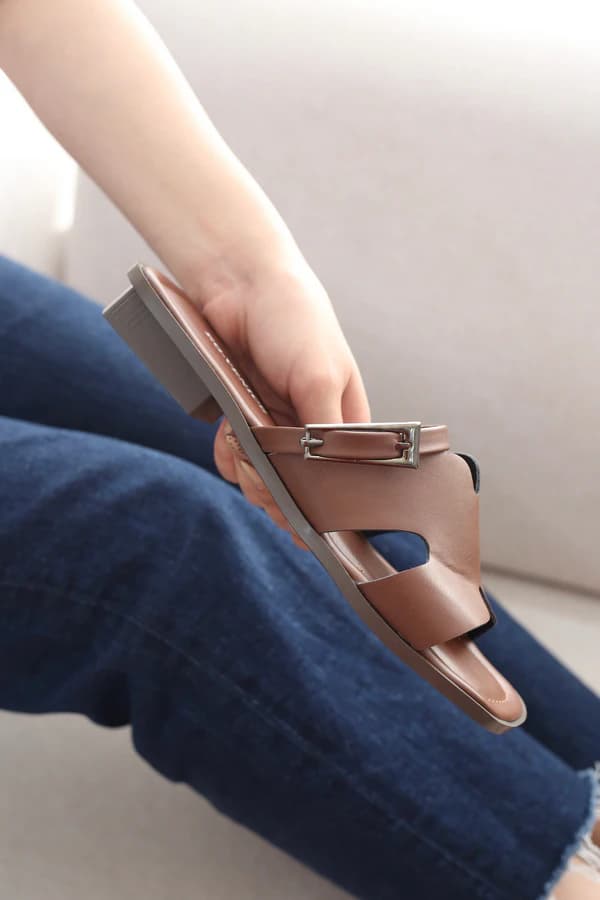 صندل راحتی زنانه طرح هرمس مدل ستاره — تصویر ۸