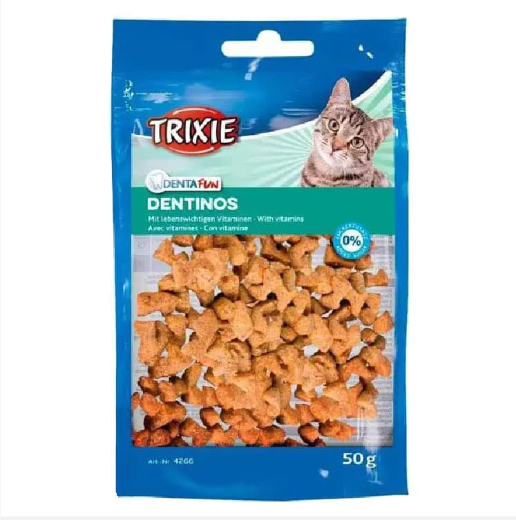 تشویقی دندانی گربه تریکسی Trixie Cat Treat Dentinos وزن 50 گرم