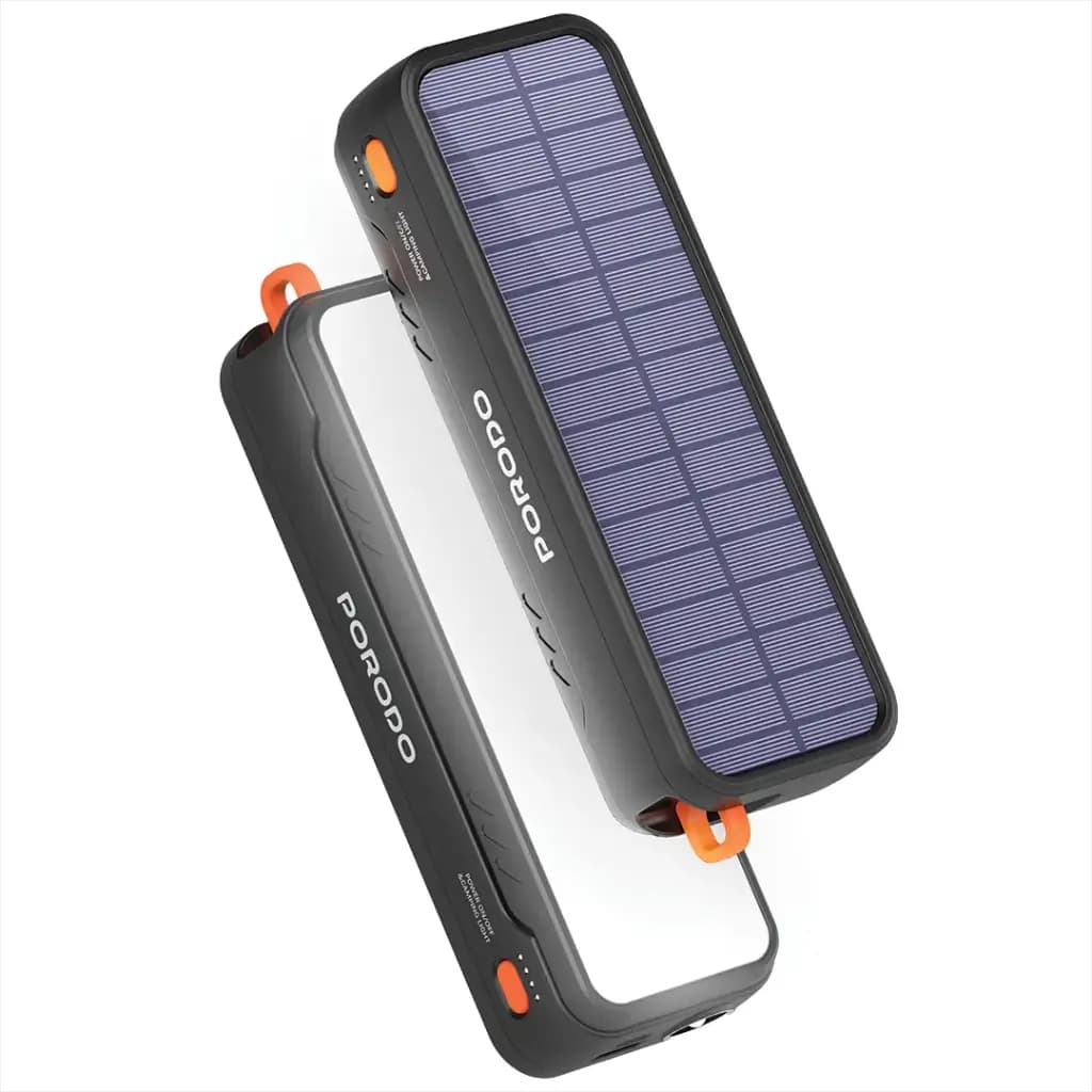 پاور بانک خورشیدی پرودو مدل POWERED 20000MAH