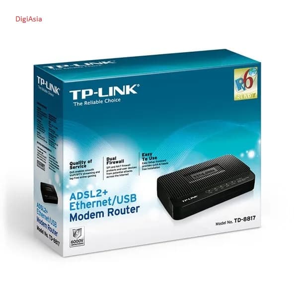 مودم سیمی ADSL2 پلاس تی پی لینک مدل TP-Link TD-8811 — تصویر ۹