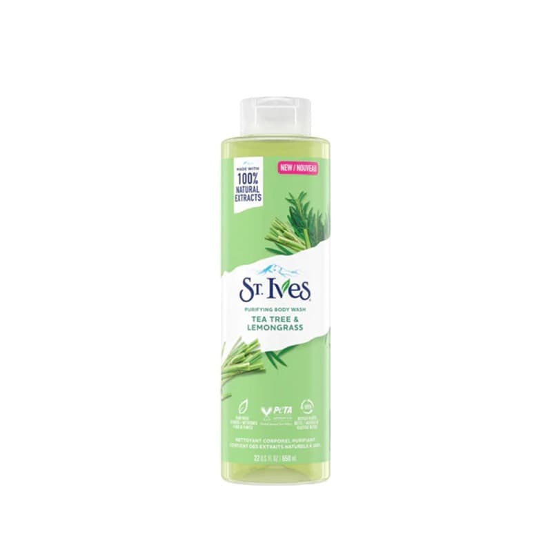 شامپو بدن اس تی ایوز مدل Tea Tree & Lemongrass حجم 650میل