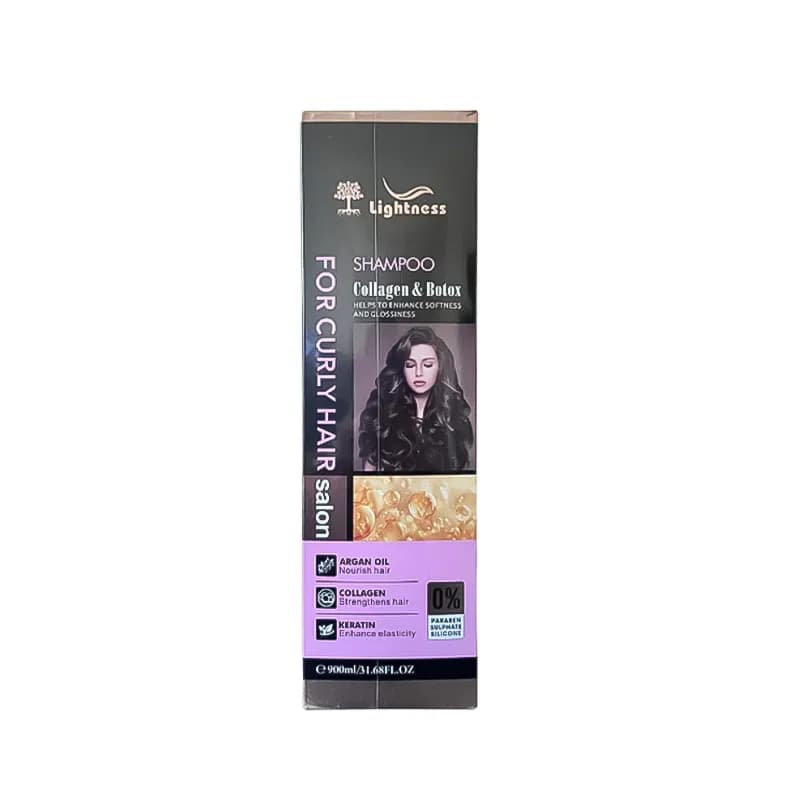 شامپو بدون سولفات موهای فر لایتنس (LIGHTNESS) 900 ml — تصویر ۵