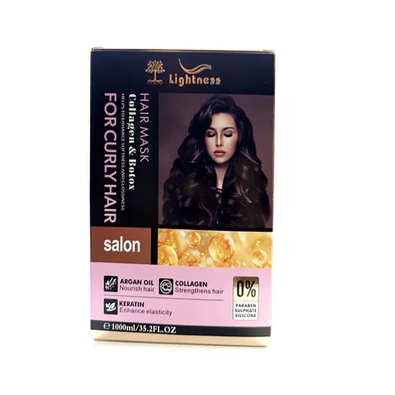 ماسک صاف کننده مو لایتنس مدل Salon حجم 1000 میلی‌لیتر — تصویر ۳
