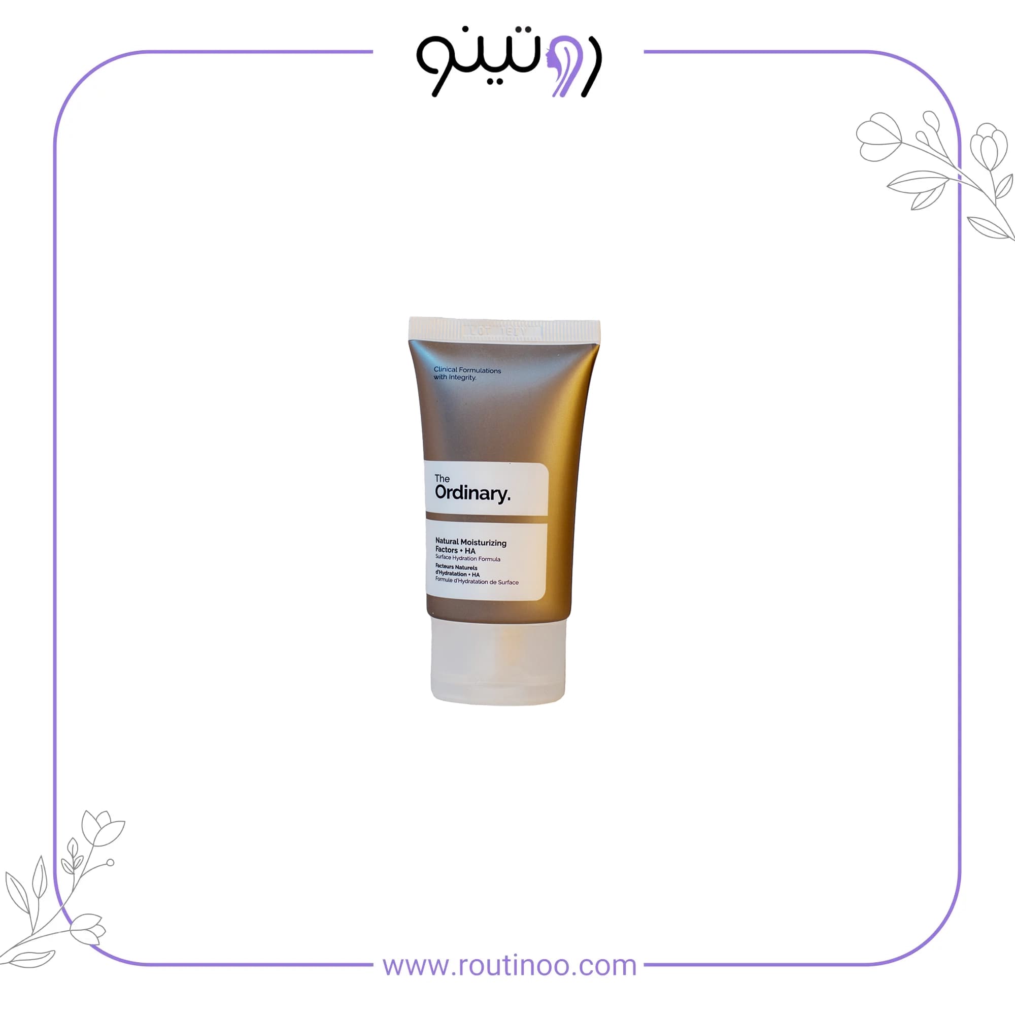 مرطوب کننده اوردینری و کرم آبرسان فاکتورهای طبیعی هیالورونیک اسید 30 میل — تصویر ۷