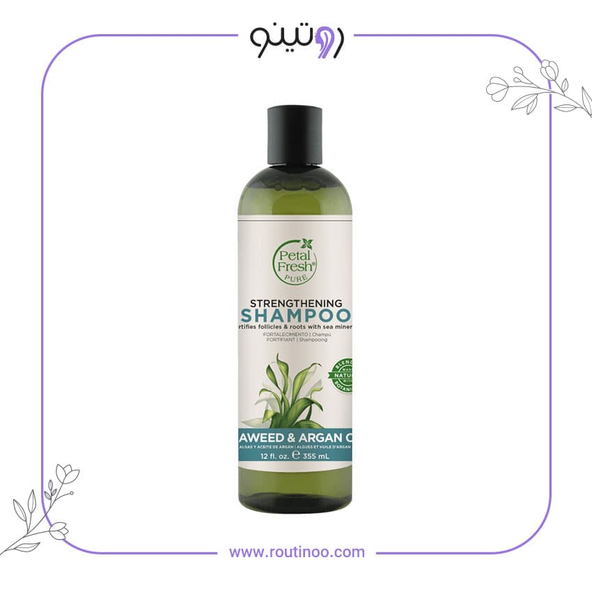 شامپو پتال فرش بدون سولفات جلبک دریایی و روغن آرگان 355 گرم — تصویر ۳