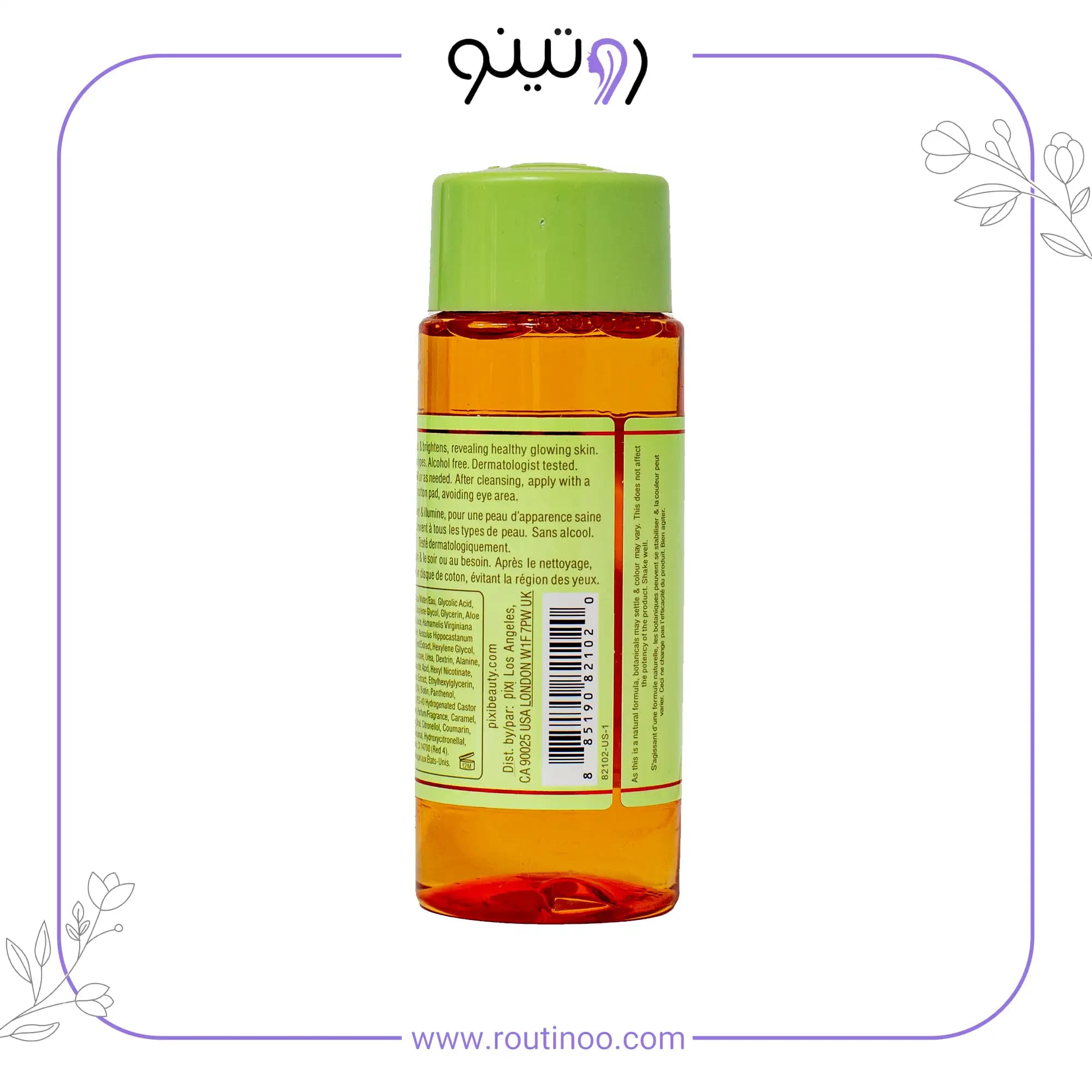 تونر پیکسی گلو گلیکولیک اسید حجم 100ML — تصویر ۲