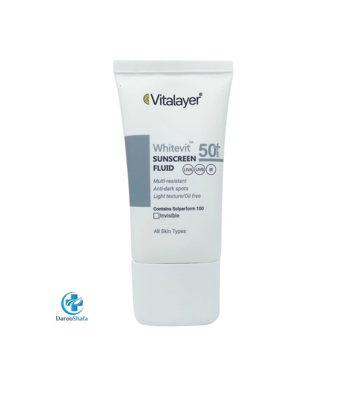 فلوئید ضد آفتاب وایت ویت SPF 50 ویتالیر — تصویر ۳