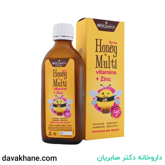 شربت هانی مولتی بیزمکس ۱۴۵ میلی لیتری