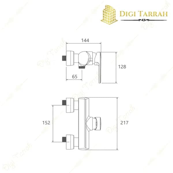 شیرآلات شودر شیر توالت لیون — تصویر ۷