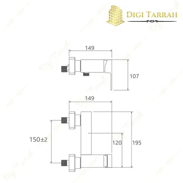 شیرآلات شودر شیر توالت اروپا — تصویر ۷