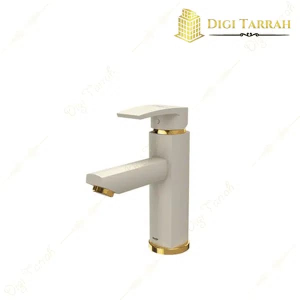 شیرآلات شودر شیر روشویی پایه کوتاه یونیک پلاس