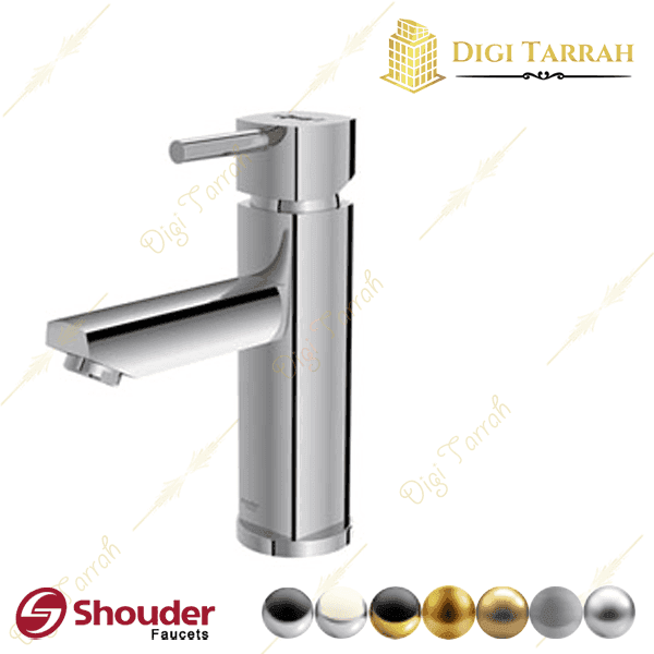 شیرآلات شودر شیر روشویی پایه کوتاه یونیک
