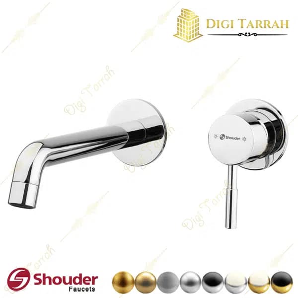 شیرآلات شودر شیر روشویی توکار روگن — تصویر ۱۰
