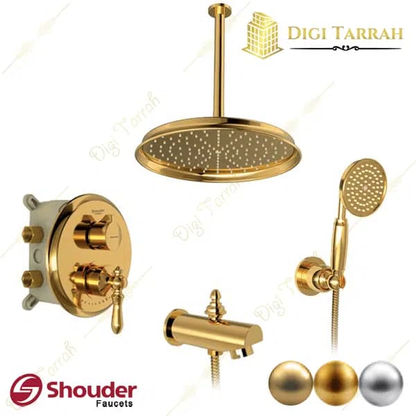 شیر دوش توکار شودر مدل زیگموند تیپ 4 — تصویر ۴