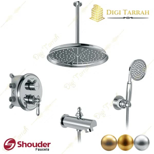 شیر دوش توکار شودر مدل زیگموند تیپ 4 — تصویر ۲