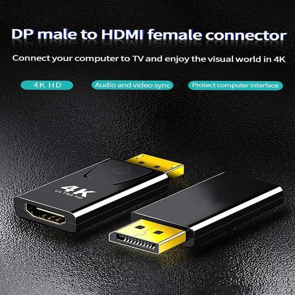 تبدیل دیسپلی DISPLAY PORT به HDMI 4K ماده — تصویر ۳