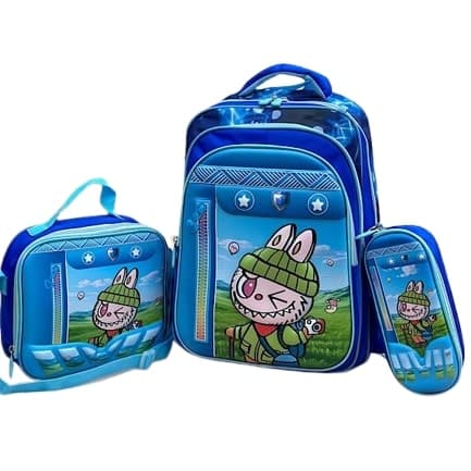 کوله 3 تیکه طرح لبوبو کد 3325 — تصویر ۲