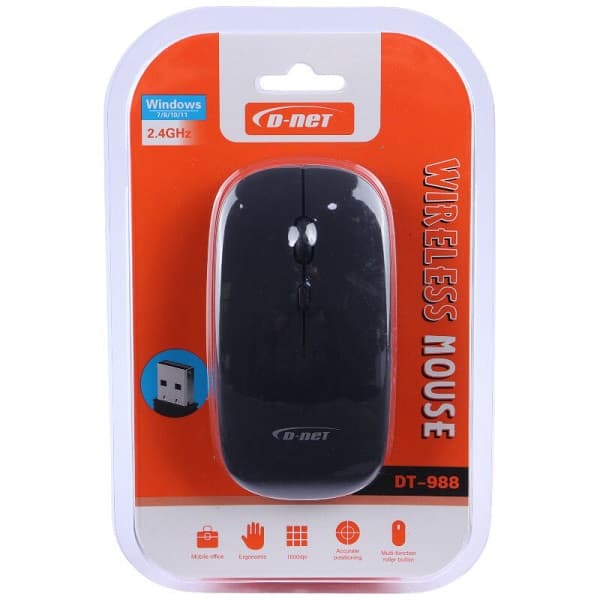 موس بی سیم و بلوتوث DT-988 دی نت — تصویر ۴