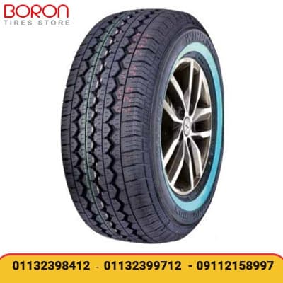 لاستیک ویندفورس 195/80R15 دور سفید(2 حلقه)