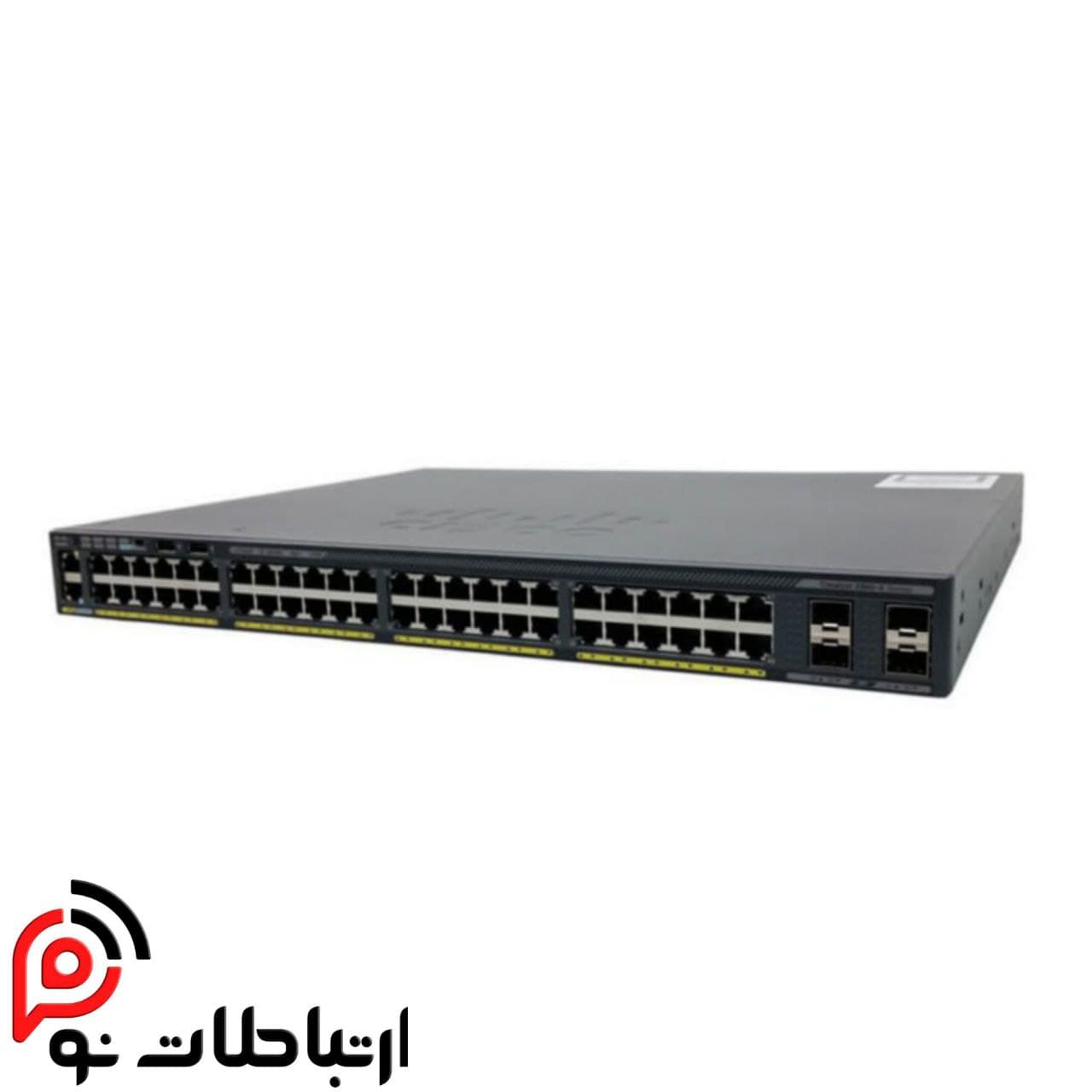 سوئیچ 48 پورت POE سیسکو مدل WS-C2960X-48FPS-L
