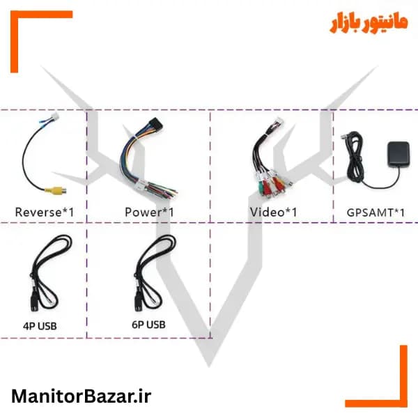 مانیتور اندرویدی هارمن MVM315 با کیفیت تصویر 4K (همراه با قاب فابریک) — تصویر ۷