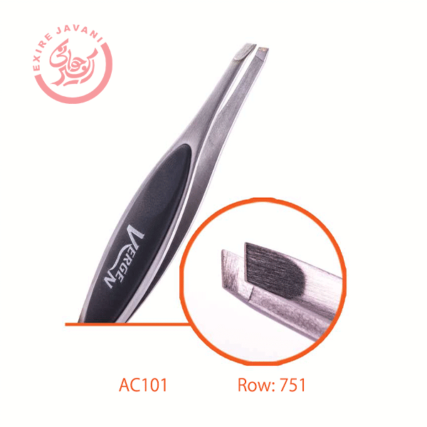 موچین انبری بیضی حرفه ای با کد AC101