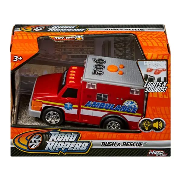 ماشین NIKKO مدل آمبولانس Rush & Rescue با افکت صوتی — تصویر ۴