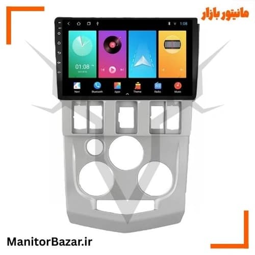 مانیتور اندروید ال نود + دوربین دنده عقب (دید در شب)