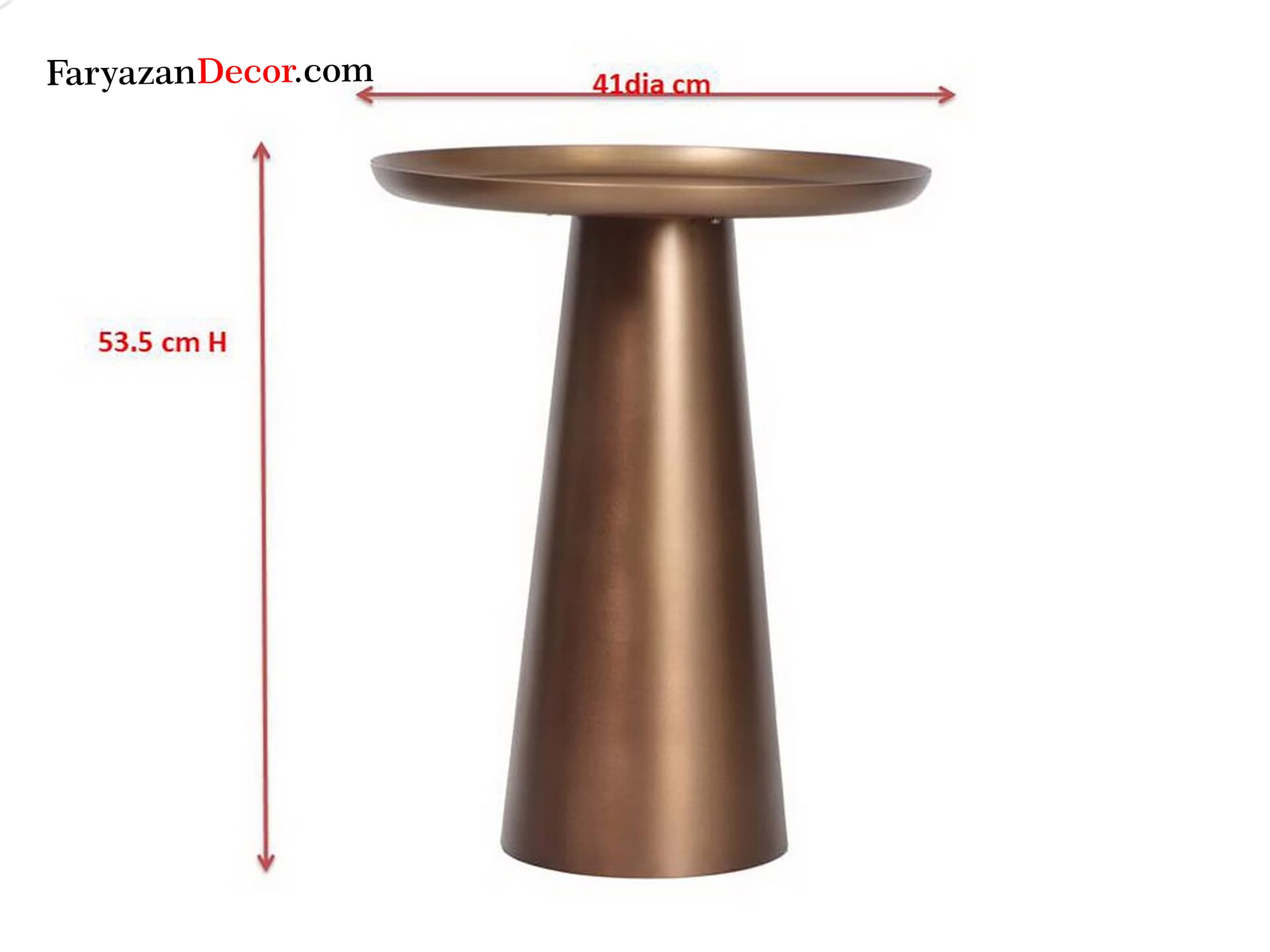 میز کنارمبلی مینیمال فریازان دکور مدل Minimal Metal A700 — تصویر ۱۱